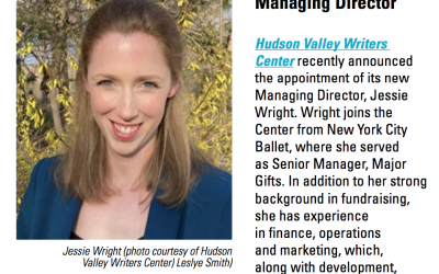 Hudson Valley Writers Center Appoints New Managing Director Jessie Wright